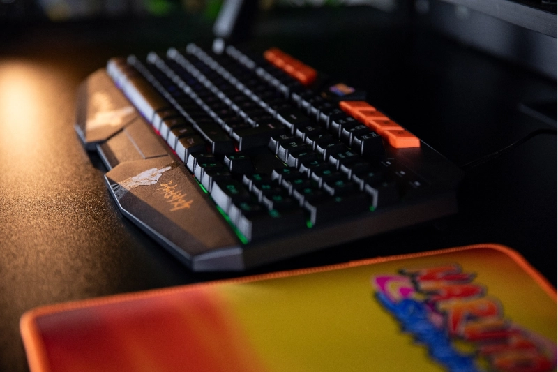 Vue 2 clavier Naruto