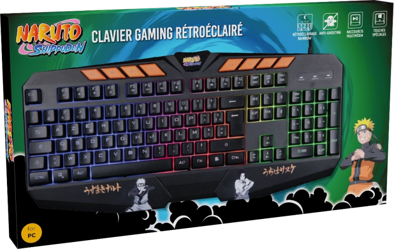 Vue 3 clavier Naruto
