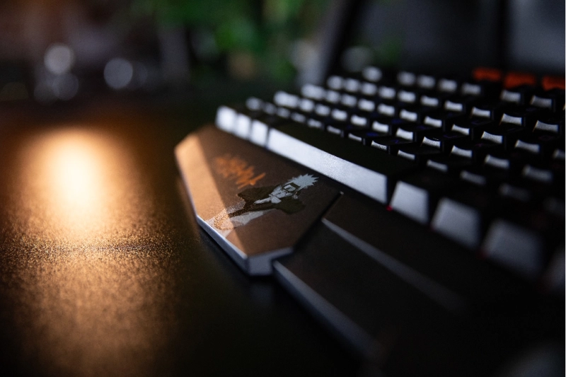 Vue 4 clavier Naruto